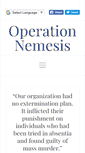 Mobile Screenshot of operationnemesis.com